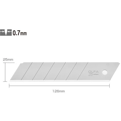 OLFA LB 10 18mm 10 Klingen, Kunststoffbox 1 OLFA LB 10 18mm 10 Klingen, Kunststoffbox