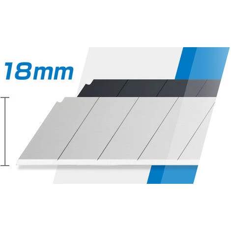 OLFA LB 10 18mm 10 Klingen, Kunststoffbox 2 OLFA LB 10 18mm 10 Klingen, Kunststoffbox – Bild 2