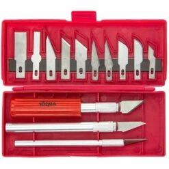 DEMA Hobbymesser Bastelmesser Set 16 Tlg. DHM16 Messerset Messer Skalpell