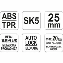 YATO Cuttermesser 25 Mm Teppichmesser Messer Paketmesser Paketcutter Universal YT-75101 9 YATO Cuttermesser 25 Mm Teppichmesser Messer Paketmesser Paketcutter Universal YT-75101 -Angebote Schneidwerkzeug Store 13965846 5