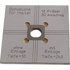 NO BRAND UNIFIX Frässchablone Für Halter Größe 4