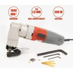 Mauk Elektro Blechschere Nibbler - 500 W, 1800 Min-1, Schneidet Bis 2,5 Mm 7 Mauk Elektro Blechschere Nibbler - 500 W, 1800 Min-1, Schneidet Bis 2,5 Mm -Angebote Schneidwerkzeug Store 15380985 3
