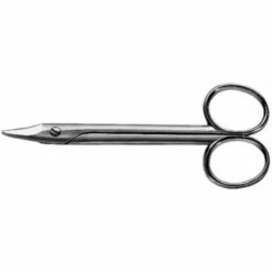 HAUSMARKE Elektronikschere 115 Mm Gebogen Vernickelt