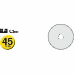 OLFA Ersatz - Rundklinge 45 Mm