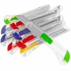 PrimeMatik - Kunststoff Cutter Mit 18 Mm Klingenbreite 12-Pack