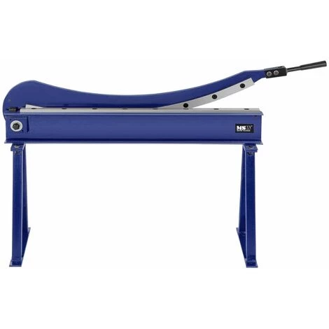 MSW Blechschlagschere Schlagschere Hebelschere 1000Mm Schnittlänge Inkl Untergestell - Grau, Silbern 2 MSW Blechschlagschere Schlagschere Hebelschere 1000Mm Schnittlänge Inkl Untergestell - Grau, Silbern – Bild 2