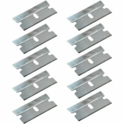 MISO TOOLS 10 Stück 40 Mm Ersatzklingen Für Glasschaber Ceranfeldschaber Klingen Schaber
