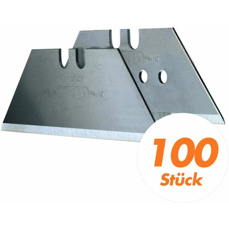 STANLEY FatMax Trapezklingen 1992 2-11-921 - Ersatzklingen - Cutterklingen - Teppichmesser - 100 Stück 1 STANLEY FatMax Trapezklingen 1992 2-11-921 - Ersatzklingen - Cutterklingen - Teppichmesser - 100 Stück