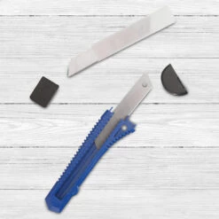 Relaxdays Abbrechklingen, 200 Stück, 7 Bruchstellen Je Klinge, Extrem Scharf, 18 Mm, Carbonstahl Ersatzklingen, Silber -Angebote Schneidwerkzeug Store 18408126 3