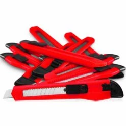 50-200 Stück Teppichmesser 9mm Cuttermesser Paketmesser Universal Cutter Deuba 50 Stück -Angebote Schneidwerkzeug Store 18477454 3