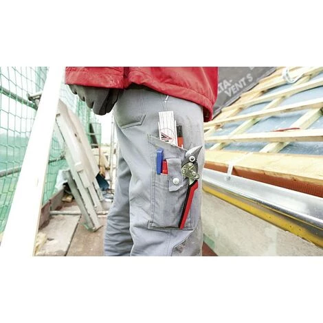 NO-NAME Erdi Ideal Blechschere Geeignet Für Durchlaufende Gerade Und Figurenschnitte Rechts D15A-SB 3 NO-NAME Erdi Ideal Blechschere Geeignet Für Durchlaufende Gerade Und Figurenschnitte Rechts D15A-SB – Bild 3