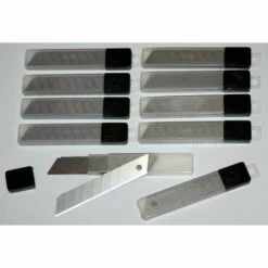 CHILITEC 100 Cuttermesser Abbrechklingen Teppichmesser Cutter Klingen 18mm