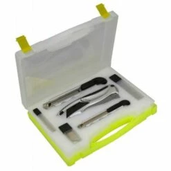 EASYWORK Cuttermesser Mit Abbrechklingen 18mm 9mm Trapezklingen Set Im Koffer
