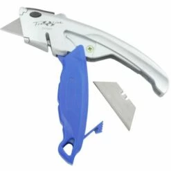 TrendLine Allzweckmesser Mit 5 Klingen Metall Teppichmesser Cuttermesser