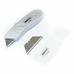 TrendLine Trapezklingenmesser Mit 4 Ersatzklingen Cuttermesser Teppichmesser