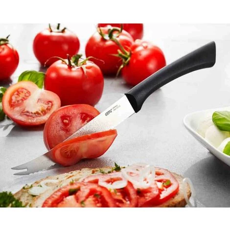 GEFU Tomatenmesser 13cm Messer Schneiden Küchenhelfer Küche Kochen Gemüse Mahlzeit 2 GEFU Tomatenmesser 13cm Messer Schneiden Küchenhelfer Küche Kochen Gemüse Mahlzeit – Bild 2