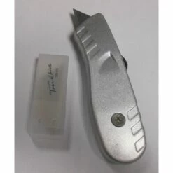 TrendLine Trapezklingenmesser Mit Ersatzklinge Metall Cuttermesser Teppichmesser