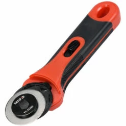 YATO Rollmesser Rollschneider Rotationmesser Roll-Schere Schneider Buchbinder Schneiden Trennen Basteln Stoff Papier Pappe ø 45 Mm