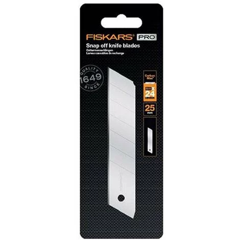 FISKARS 1048067 CarbonMax Abbrechklingen Cuttermesser , 25 Mm, 10er-Packung 1 FISKARS 1048067 CarbonMax Abbrechklingen Cuttermesser , 25 Mm, 10er-Packung