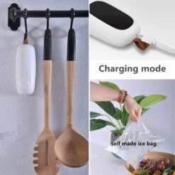 BEARSU Tragbare Mini-Beutel-Versiegelung Heißsiegel-Plastiktüte Wiederaufladbare 2-in-1-Beutel Luftdichte Versiegelung -Angebote Schneidwerkzeug Store 27611904 4