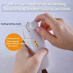BEARSU Tragbare Mini-Beutel-Versiegelung Heißsiegel-Plastiktüte Wiederaufladbare 2-in-1-Beutel Luftdichte Versiegelung -Angebote Schneidwerkzeug Store 27611904 5
