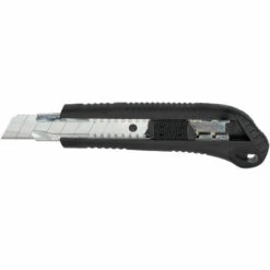 TopTools24 Mehrzweckmesser - Hochwertiges 2-Komponenten-Cuttermesser, Schwarz -Angebote Schneidwerkzeug Store 28291776 4