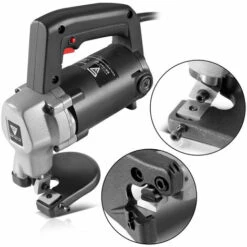 STAHLWERK Elektrische Blechschere, Blechknabber, Knabber, Nibbler 760 W Bis 3,2 Mm Präzisionsgefertigte Klingen & Verschleißfeste Konstruktion Mit Hervorragender Schneidleistung