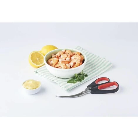 MASTRADHK Mastrad Schere Für Krusten- Und Schalentiere, Seafood Schere, Schalenschneider, Inox-Stahl, Schwarz, F23900 3 MASTRADHK Mastrad Schere Für Krusten- Und Schalentiere, Seafood Schere, Schalenschneider, Inox-Stahl, Schwarz, F23900 – Bild 3
