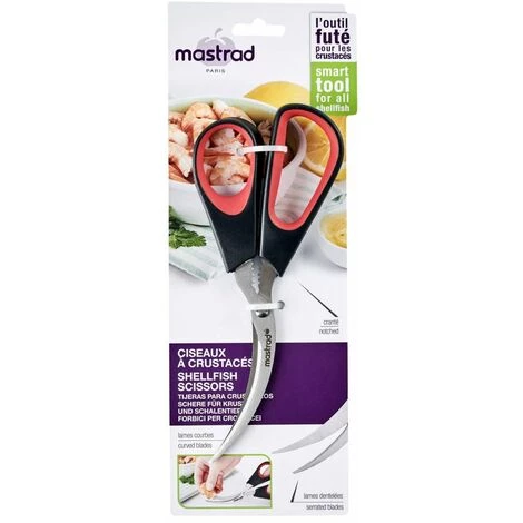 MASTRADHK Mastrad Schere Für Krusten- Und Schalentiere, Seafood Schere, Schalenschneider, Inox-Stahl, Schwarz, F23900 4 MASTRADHK Mastrad Schere Für Krusten- Und Schalentiere, Seafood Schere, Schalenschneider, Inox-Stahl, Schwarz, F23900 – Bild 4