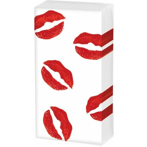PPDPAPERPRODUCTSDESIGNGMBH Sniff Lips Taschentuch, Papiertaschentücher, 10 Stück, Tissue, Weiß / Rot, 50084 1 PPDPAPERPRODUCTSDESIGNGMBH Sniff Lips Taschentuch, Papiertaschentücher, 10 Stück, Tissue, Weiß / Rot, 50084