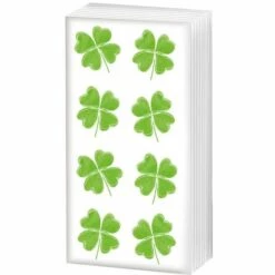 PPD PAPERPRODUCTS DESIGN GMBH Sniff Get Lucky! Taschentuch, Papiertaschentücher, 10 Stück, Tissue, Weiß / Grün, 51600