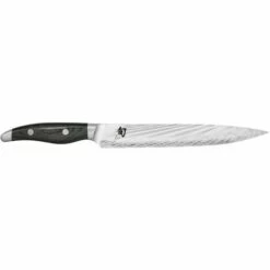 KAI EUROPE GMBH Kai Messer Shun Nagare Schinkenmesser, Fleischmesser, Küchenmesser, Messer, 23 Cm, Damaszener Stahl, NDC-0704