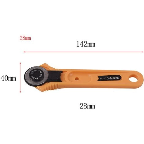 BETTERLIFE 28MM Rotationsschneider Kit Rundmesser Cutter Rundmesser Cutter Rundmesser Backplatte Patchwork Stoff Schneidemesser Runde Backplatte 2 BETTERLIFE 28MM Rotationsschneider Kit Rundmesser Cutter Rundmesser Cutter Rundmesser Backplatte Patchwork Stoff Schneidemesser Runde Backplatte – Bild 2