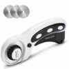 Betterlife Das Austauschbare Rotary Knife Knife Knife Kit Eignet Sich Hervorragend Zum Nähen, Stoffschneiden, Papierschneiden, Lederschneiden Usw. Sehr Gut Geeignet Für Schwarze Handwerker, Schneider Usw.