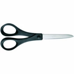 FISKARS GERMANY GMBH Fiskars Essential Papierschere, Schere, Küchenschere, Küchenhelfer, Kunststoff / Edelstahl, 18 Cm, 1023818