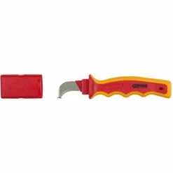 KSTOOLS® KS TOOLS Kabelmesser Mit Schutzisolierung Und Hakenklinge, 200mm