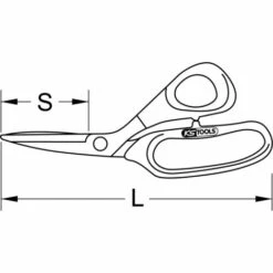KSTOOLS® KS TOOLS Gewebeschere, 205mm -Angebote Schneidwerkzeug Store 31256362 5
