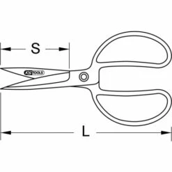 KSTOOLS KS TOOLS Universal-Werkstattschere, 190mm, Schwarz-rot -Angebote Schneidwerkzeug Store 31256371 5