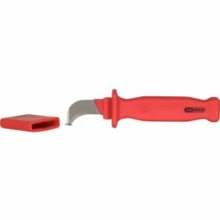 KSTOOLS KS TOOLS Kabelmesser Mit Schutzisolierung Und Hakenklinge, 200mm