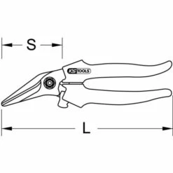 KSTOOLS KS TOOLS Universal-Werkstattschere, Abgewinkelt, 185mm -Angebote Schneidwerkzeug Store 32956750 5