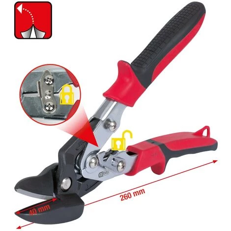 KSTOOLS® KS TOOLS Figuren-Durchlaufschere, Linksschneidend 5 KSTOOLS® KS TOOLS Figuren-Durchlaufschere, Linksschneidend – Bild 5