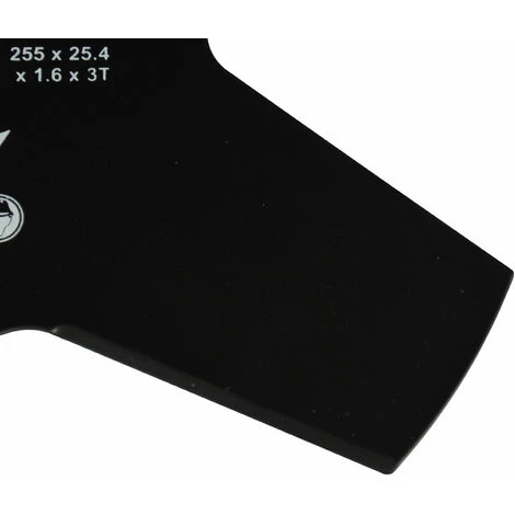 MISO TOOLS Dickichtmesser 3-Zahn 255mm X 25,4mm Für Freischneider Motorsense Carbon-Stahl Messer Klinge Gras 3 MISO TOOLS Dickichtmesser 3-Zahn 255mm X 25,4mm Für Freischneider Motorsense Carbon-Stahl Messer Klinge Gras – Bild 3