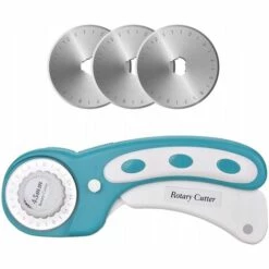 WEIHNACHTSGESCHENK Perle Rare Das Rotary Knife Kit Mit Austauschbaren Klingen Eignet Sich Hervorragend Zum Nähen, Stoffschneiden, Papierschneiden, Lederschneiden Usw. Sehr Gut Geeignet Für Handwerker, Schneider Usw.