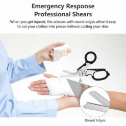 KKMOON Multifunktionsschere 6-in-one Multifunktions-Notfallschere (Neutral) Schwarz -Angebote Schneidwerkzeug Store 34165191 4