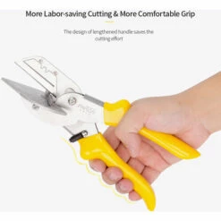 PARON Universal-Winkel-Drahtkanal-Schere PVC-Trunking-Rohr-Randclip 45 Grad Bis 135 Grad Einstellbar Winkel Multi-Winkel-Gehrung Dichtung Scher Draht Kanal Cutter Handwerkzeuge Holzbearbeitung Cutter,Silber Schleifen -Angebote Schneidwerkzeug Store 34361117 4