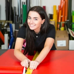 Relaxdays Cuttermesser 100er Set, Sicheres Einrasten, 9mm Abbrechklingen, Messer Für Kartons & Tapete, Zum Basteln, Rot -Angebote Schneidwerkzeug Store 34735562 4