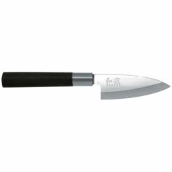 KAI EUROPE GMBH Kai Wasabi Black Deba, Japanisches Messer, Kochmesser, Küchenmesser, 10.5 Cm, 6710D