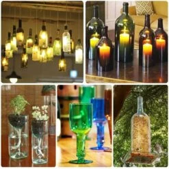 HAPPYSHOPPING Glasflaschenschneider Für Runde Quadratische Ovale Flaschen Und Flaschenhals Multi-Rad DIY Flaschenschneidewerkzeug Für Wein Bier Champagner Flaschen Lampenschirm Blumentopf Vasen Making Artpot,Typ 1 Orange -Angebote Schneidwerkzeug Store 36374535 5