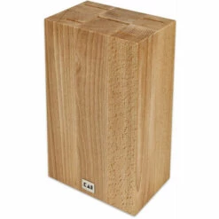 KAI EUROPE GMBH Kai Messerblock Cube Buche, Unbestückter Block Für 5 Messer, Buchenholz, 15.5 X 10 X 25 Cm, DM-0819