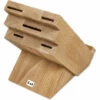 KAI EUROPE GMBH Kai Messerblock Buche Mit Vorleiste, Unbestückter Block Für 5 Messer, Buchenholz, 15.5 X 23.5 X 23 Cm, DM-0820